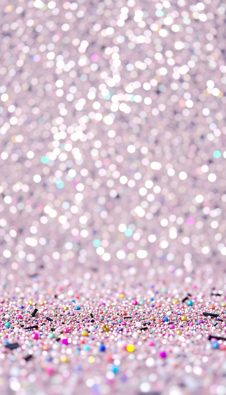 silver glitter